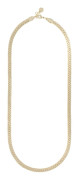 SNÖ of Sweden Row Necklace Plain Gold 45cm