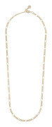 Snö of Sweden Row Small Chain Necklace Plain Gold 45 cm