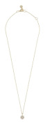 Snö of Sweden Lucy Pendant Necklace Gold White 45 cm