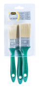 Set med 3 målarpenslar - platt rak 25mm 38mm 50mm Hardy