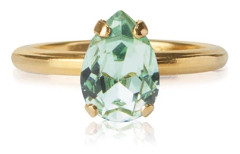 Petite Drop ring chrysolite