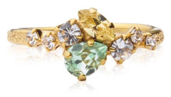 Caroline Svedbom - Sandra Ring Gold Chrysolite / Jonquil