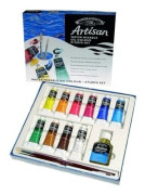 Artisan Water Mixable Oil Studio set 10x37 ml olja, penslar