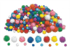 Colorations - Glitter Pompoms 300pcs.