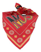 Brixton - Röd Tillbehör - Willie Nelson Road Aurora Red/White Bandana @ Hatstore