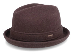 Kangol - Brun fedora Hatt - Wool Player Tobacco Fedora @ Hatstore