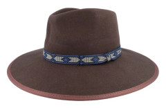 Brixton - Brun western Hatt - Jo Rancher Deep Brown Western @ Hatstore