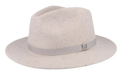 Brixton - Beige fedora Hatt - Messer Packable Oatmeal Fedora @ Hatstore