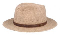 Stetson - Beige straw Hatt - Traveller Raffia Beige Straw Hat @ Hatstore