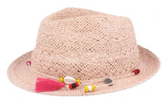 Barts - Rosa trilby Hatt - Kids Yabby Hat Pink Trilby @ Hatstore