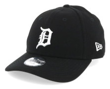 New Era - MLB Svart adjustable Keps - Kids Detroit Tigers League Essential 9Forty Black/White Adjustable @ Hatstore