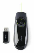  Kensington Presenter Expert Green Laser with Cursor Control - Presentationsfjärrkontroll - RF - svart