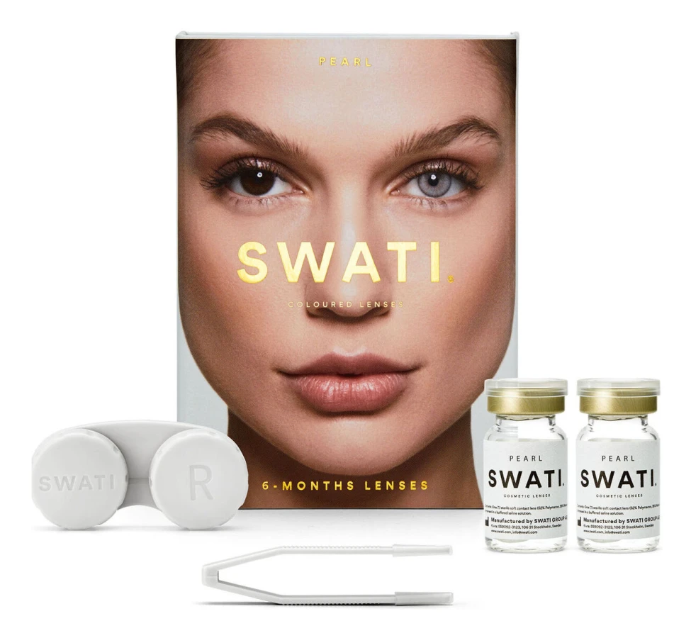 SWATI - Coloured Contact Lenses 6 Months - Pearl