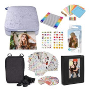 Bärbar fotoprinter - HP - Sprocket - 2x3 tum - Lila - ZINK Zero Ink