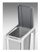 Avfallssystem 35 l Hailo ProfiLine Öko XL (BxHxD) 350 x 570 x 415 mm Grå 1 st