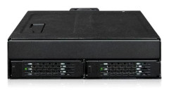 ICY Dock ToughArmor MB105VP-B - Hållare för lagringsenheter - rugged - 2.5" - NVMe PCIe - U.2, U.3 - svart