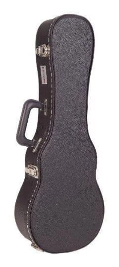 Tui rigida för soprano ukulele - Kinsman - Modell KUS10 - Svart färg - Skydd och transport