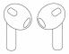 Apple AirPods - 3. generationen - äkta trådlösa hörlurar med mikrofon. - öronspets - Bluetooth - vit | Lightning laddningsfodral