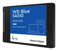 WD Blue SA510 WDS400T3B0A - SSD - 4 TB - inbyggd - 2.5" - SATA 6Gb/s