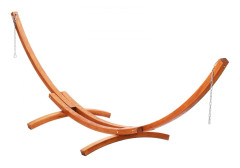 Trä-hängmatta 475 lbs, hängmattsram för 9-13 ft, hållbar design, perfekt för avkoppling och utomhusbruk