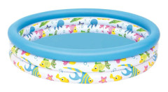 BESTWAY Ocean life uppblåsbar pool - 122 cm x 25 cm