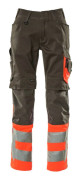 Mascot Stora Byxor Med Knäskyddsfickor Safe Supreme 15679 Brun 48 / 32