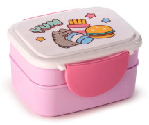 Bento Clip Lock Lunchbox med bestick - Pusheen the Cat Foodie