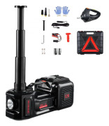 Elbilsjack 5 ton, elektrisk domkraftssats med slagnyckel, hög kapacitet, snabb lyftkraft och enkel användning för elbilar.