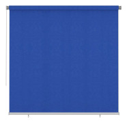 vidaXL Rullgardin utomhus 240x230 cm blå HDPE