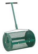 vidaXL Kompostspridare grön Ø40x60 cm stål