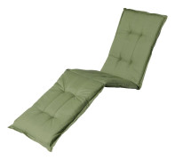 solsängdyna Basic 195 x 55 cm bomull/polyester svart