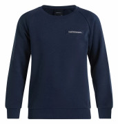 Peak Performance Jr Logo Sweatshirt Blue Shadow