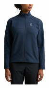 Haglofs Sweatshirt Med Full Dragkedja Buteo Mid Blå XL Kvinna