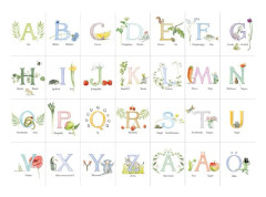 Skriv/tallriksunderlägg - Majas ABC underlägg