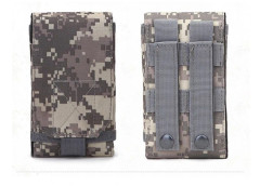 Rejäl Bältesväska för mobiltelefoner (Stl L/XL) Militärgrön