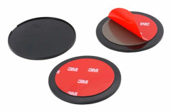 Självhäftande Monteringsskiva, Universal Dash Mount Pad med Hög Bond Fästförmåga För Instrumentbräda, Värmebeständigt 3M Lim 3-pack