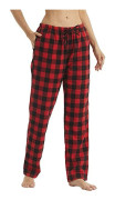Dam Pyjamasbyxor Sömnkläder Buffelrutig Pyjamas