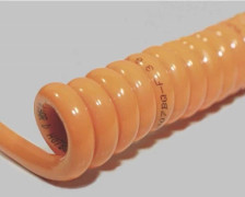 BKL Electronic 1506111 spiralkabel H07BQ-F 1200 mm / 4800 mm 3 G 2,50 mm² + 3 G 2,50 mm² orange 1 st