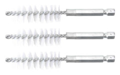 Nylonborste | 17 mm | 6,3 mm (1/4") | 3-delig. BGS 3078-17-N