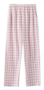 Dam Pyjamasbyxor i Bomull med FickorBekväma, Avslappnade Pyjamasbyxor för Kvinnor med Fickor