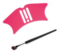 Ögonpennstensiler i återanvändbar silikon, mångsidigt verktyg för ögonmakeup, 4-i-1 hjälpmedel för näskontur, ögonpennstensiler, ögonbrynspennstensil för nybörjare