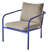 Brafab, Bendt Fåtölj Teddy Beige/Indigo Blue
