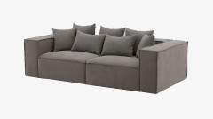 Gillholmen soffa 3 sits grå.