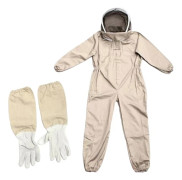 Biodlaroverall i ett stycke, exportutrymme, handskar, biodlingsverktyg L