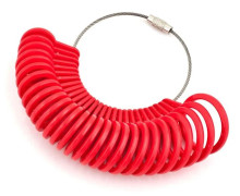 Ringmätare - Fingermätare Mätverktyg 27 st Storlek 1-13$ Smycken Fingermätare Mätring - Ringstorleksmätare Fingerstorleksmätare Set 27 st Cirkel