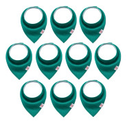 Baby Bandana Drool Bibs 10-pack - Spädbarnshaklappar för Pojkar, Flickor, Unisex för Tandsprickning och Dregling