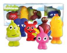 BABBLARNA Plast figurer Mix 6 olika multifärg