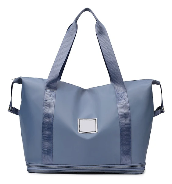 Resväska, Weekendväska, Vattentät Duffel Gym Tote Bag, Weekend Handbagage Övernattningsväskor för Kvinnor med Trolley Sleeve Wet Pocket, Resväska Duffel