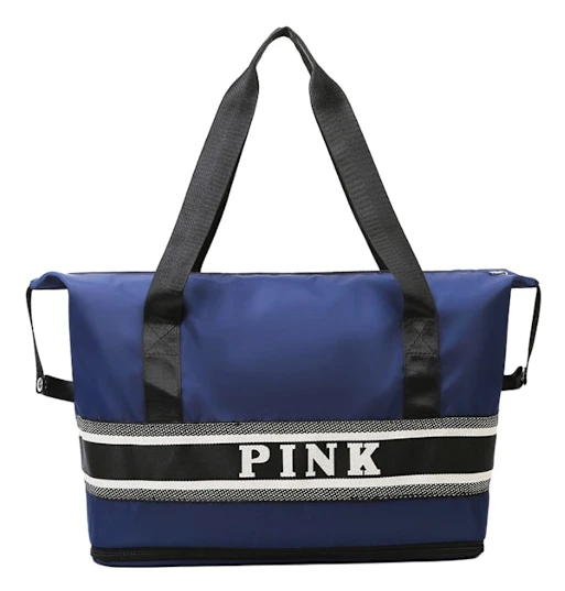 Resväska, Weekendväska, Vattentät Duffel Gym Väska, Weekend Handbag Overnight Väskor för Kvinnor med Trolley Sleeve Wet Pocket, Resväska Duffel Väskor