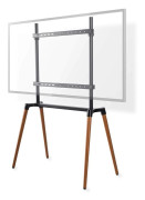 Golvstativ | 60 - 75 " | Maximal skärmvikt som stöds: 40 kg | Scandinavian Design | Anti-tip rem | Snäpplås | Aluminium / Stål | Svart